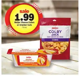 Meijer Meijer Cheese Cubes or Cracker Cuts offer