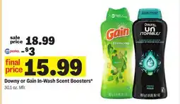Meijer Downy or Gain In-Wash Scent Boosters offer