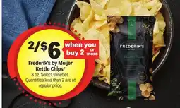 Meijer Frederik's by Meijer Kettle Chips offer
