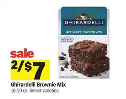 Meijer Ghirardelli Brownie Mix offer