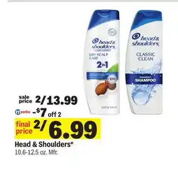 Meijer Head & Shoulders offer