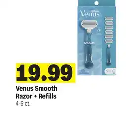 Meijer Venus Smooth Razor + Refills offer