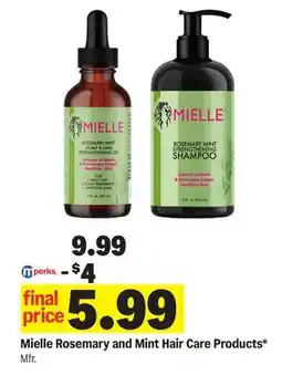 Meijer Mielle Rosemary and Mint Hair Care Products offer
