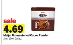 Meijer Meijer Unsweetened Cocoa Powder offer