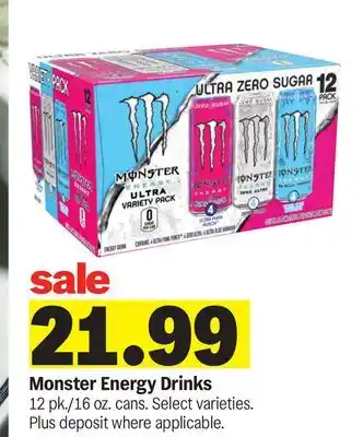 Meijer Monster Energy Drinks offer