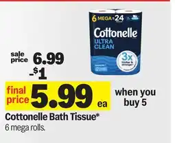 Meijer Cottonelle Bath Tissue offer