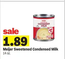 Meijer Meijer Sweetened Condensed Milk offer