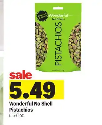 Meijer Wonderful No Shell Pistachios offer