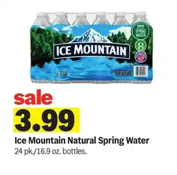 Meijer Ice Mountain Natural Spring Water offer