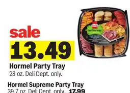 Meijer Hormel Party Tray offer