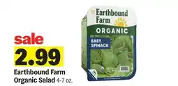 Meijer Earthbound Farm Organic Salad offer