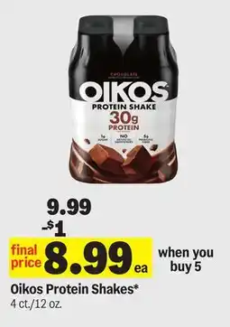 Meijer Oikos Protein Shakes offer