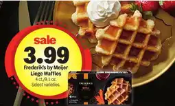 Meijer Frederik's by Meijer Liege Waffles offer