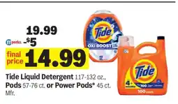Meijer Tide Liquid Detergent offer