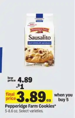 Meijer Pepperidge Farm Cookies offer