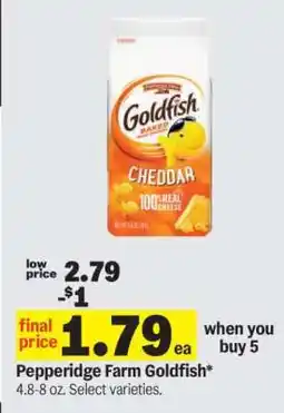 Meijer Pepperidge Farm Goldfish offer
