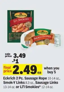 Meijer Eckrich Sausages offer
