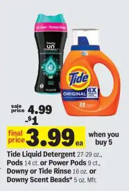 Meijer Tide Liquid Detergent offer