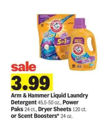 Meijer Arm & Hammer Liquid Laundry Detergent offer