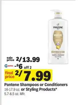 Meijer Pantene Shampoos or Conditioners offer