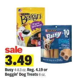 Meijer Busy or Beggin’ Dog Treats offer