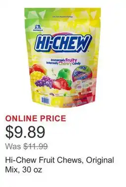 Costco Hi-Chew Fruit Chews, Original Mix, 30 oz offer