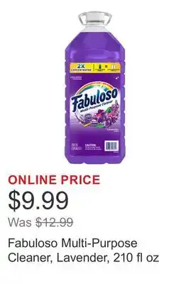 Costco Fabuloso Multi-Purpose Cleaner, Lavender, 210 fl oz offer