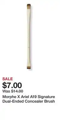 Ulta Beauty Morphe X Ariel A19 Signature Dual-Ended Concealer Brush offer