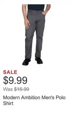 Costco Modern Ambition Men's Polo Shirt offer