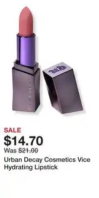 Ulta Beauty Urban Decay Cosmetics Vice Hydrating Lipstick offer