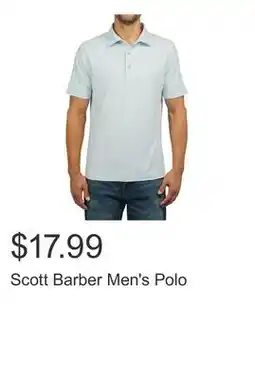 Costco Scott Barber Men's Polo offer