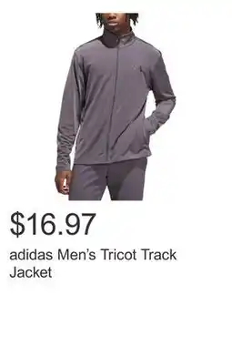 Costco adidas Men's Tricot Track Jacket offer