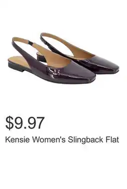 Costco Kensie Women's Slingback Flat offer