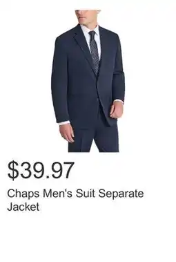 Costco Chaps Men's Suit Separate Jacket offer
