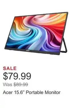 Costco Acer 15.6 Portable Monitor offer
