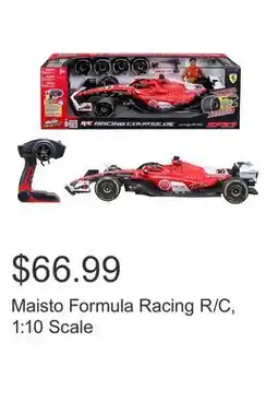 Costco Maisto Formula Racing R/C, 1:10 Scale offer