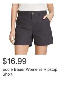 Costco Eddie Bauer Women's Ripstop Short offer