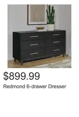 Costco Redmond 6-drawer Dresser offer