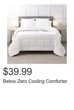 Costco Below Zero Cooling Comforter offer