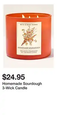 Bath & Body Works Homemade Sourdough 3-Wick Candle offer