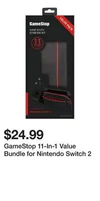 Game Stop GameStop 11-In-1 Value Bundle for Nintendo Switch 2 offer