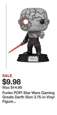 Game Stop Funko POP! Star Wars Gaming Greats Darth Sion 3.75-in Vinyl Figure GameStop Exclusive offer