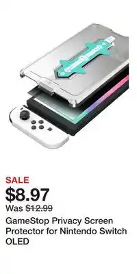 Game Stop GameStop Privacy Screen Protector for Nintendo Switch OLED offer