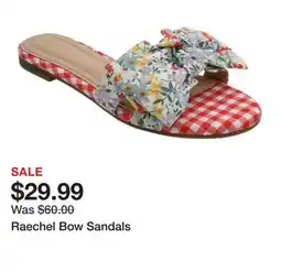 Belk Raechel Bow Sandals offer