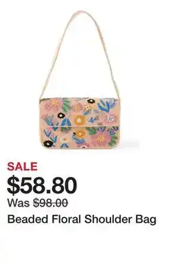 Belk Beaded Floral Shoulder Bag offer