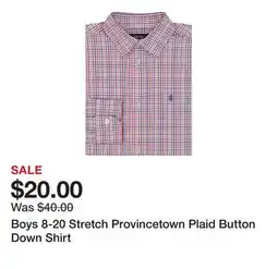 Belk Boys 8-20 Stretch Provincetown Plaid Button Down Shirt offer