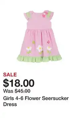Belk Girls 4-6 Flower Seersucker Dress offer