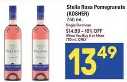 Albertsons Stella Rosa Pomegranate offer