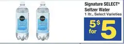 Albertsons Signature select seltzer water offer
