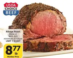 Vons Ribeye Roast offer
